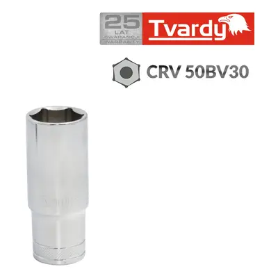 1/2" hosszú hatszögletű dugókulcs 24 mm TVARDY(10/50)