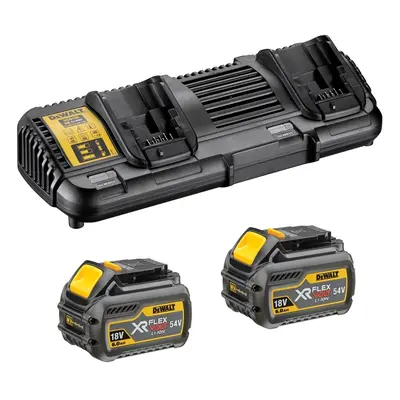 DCB132T2 - Dupla töltő 2x 18V 6.0 Ah DeWALT FLEXVOLT DeWALT FLEXVOLT