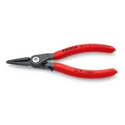 KNIPEX 48 31 J0 precíziós fogó rögzítőgyűrűkhöz, 140 mm - szürke foszfátozott, csúszásmentes műa