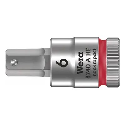 Wera 003337 Zyklop 1/4" 6 él 6 mm-es 8740 A HF típusú dugókulcs 8740 A HF tartási funkcióval