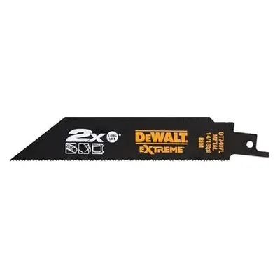 DT2407L EXTREME fűrészlap erős és gyenge fémek és szerelvények vágásához, hossz 152 mm DeWalt - 