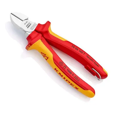 Oldalvágók meghosszabbított vágóéllel Knipex 70 06 160 T - krómozott, többkomponensű VDE hüvelye