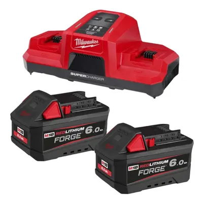 Milwaukee M18 FORGENRG-602, 2x M18 FB6 akkumulátor + M18 DBSC töltő, 4933498549