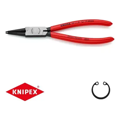 Körkörös fogó 180 mm, belső egyenes. Knipex - 44 11 J2 - DIN 5265 C. Polírozott, műanyag bevonat