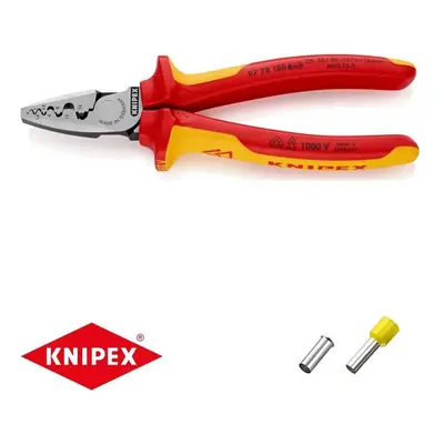 VDE krimpelő fogó véghüvelyekhez Knipex 97 78 180