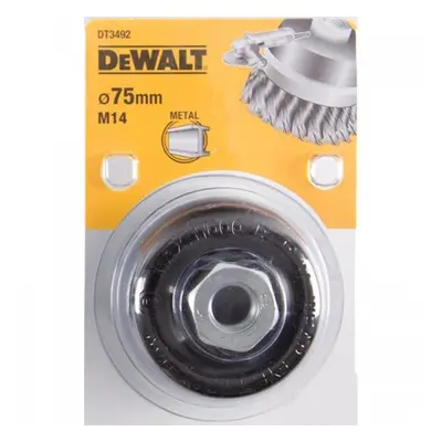 Drótkefe csavart csomók hossza 22mm átmérő 75mm DeWALT DT3492 szögcsiszolóhoz DeWALT DT3492