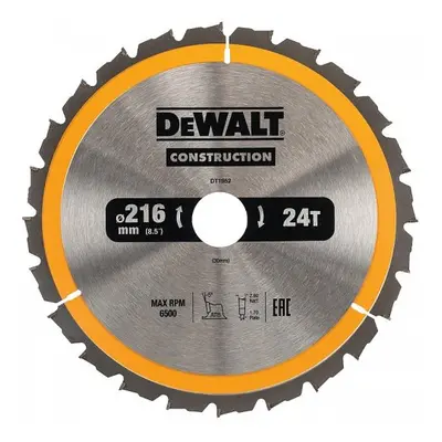 Fűrészlap 216x30mm 24z ATB 5° DeWALT DT1952