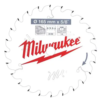 Milwaukee CSB P W 165 x 15,87 x 1,6 mm 24ATB fafűrészlap 24ATB