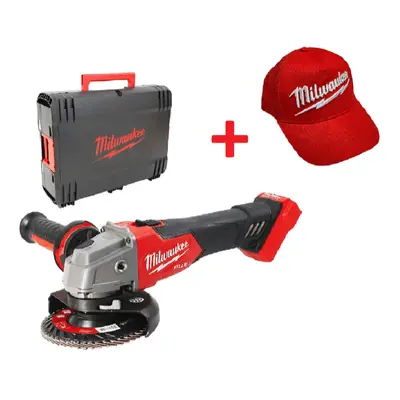 Akkumulátoros sarokcsiszoló 125 mm Milwaukee M18 FSAG125X-0X csúszókapcsolóval, akkumulátor nélk