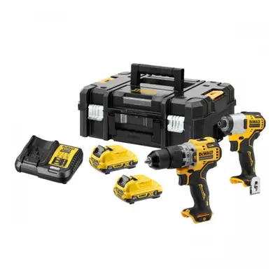 Akkumulátoros kombinált szerszámkészlet 12V 2x3.0 Ah XR DeWALT DCK2111L2T 12V DCK2111L2T