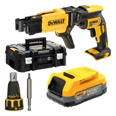 Akkus gipszkarton csavarhúzó DEWALT DCF620E1K POWERSTACK 18 V Li-Ion 1x1,7Ah