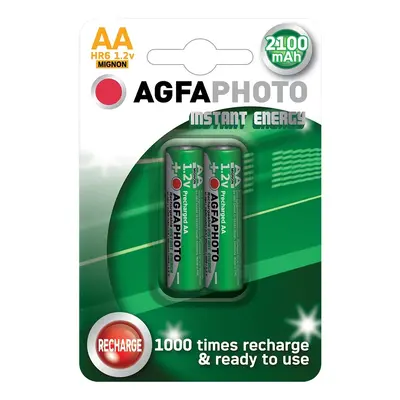 AgfaPhoto előtöltött akkumulátor AA, 2100mAh, 2db