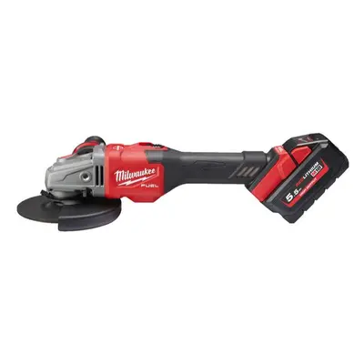 Akkus szögcsiszoló 125 mm Milwaukee M18 FHSAG125XB-552X csúszókapcsolóval, 2x Aku (18 V, 5,5 Ah)