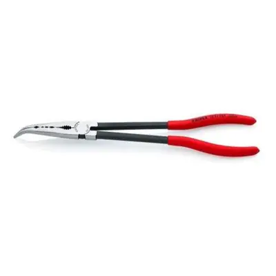 KNIPEX hosszú hajlított fogó 28 81 280, 280 mm - csiszolt fej, fekete