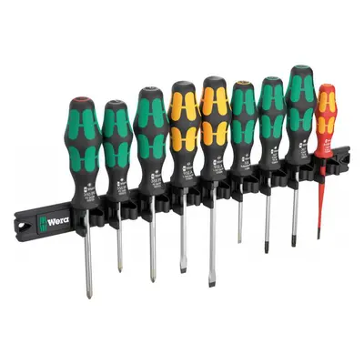 Wera 051012 Kraftform SL, PH, PZ, TORX csavarhúzók mágneses rúddal, 9650 (9 részes készlet)