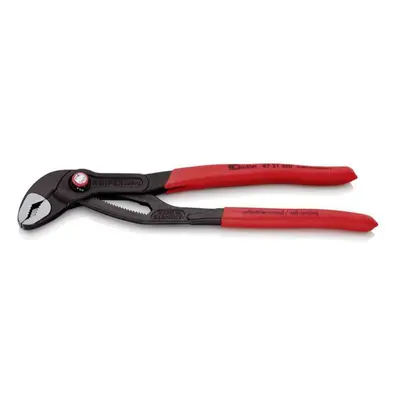 KNIPEX Cobra® QuickSet fogó 87 21 250, 250 mm - polírozott fej, csúszásmentes fogantyú, fekete s