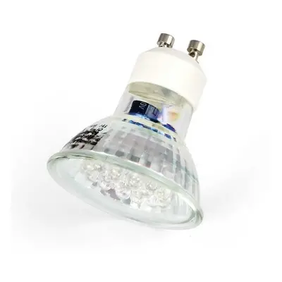 LED spotlámpa, GU10, 220V, 21DIP, meleg fehér WW