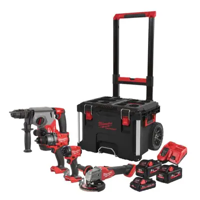 Milwaukee M18FPP4E-555T akkumulátoros szerszámkészlet, 4933492530