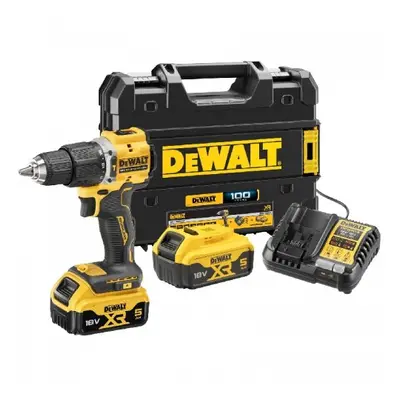 Akkus ütvefúró XR Li-Ion 18V/2x5,0Ah a 100 éves évfordulóra DeWALT DCD100YP2T DCD100YP2T