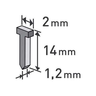 Szögek, 14mm - 1000db