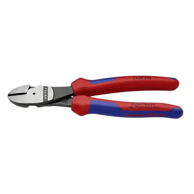 Motoros oldalvágó 200 mm KNIPEX 74 02 200 - polírozott fej, többkomponensű hüvelyek