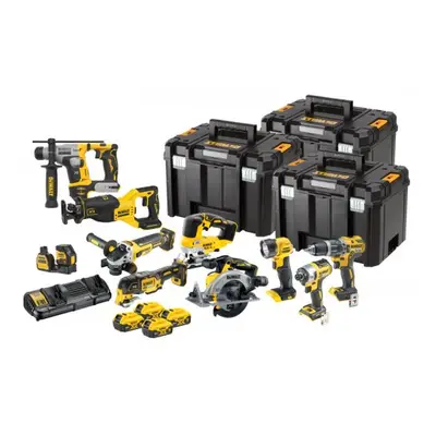 DeWALT DCK1012P4T 18V 4x5.0 Ah XR akkumulátoros kombinált szerszámkészlet