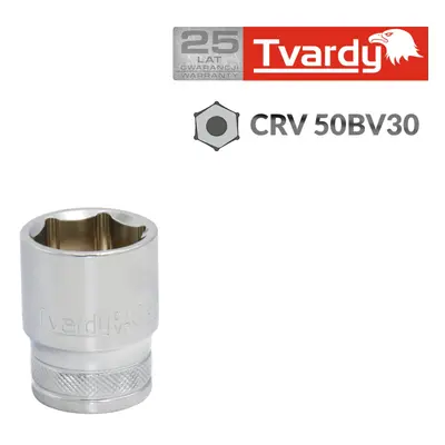 Hatszögletű dugókulcs 1/2" 15 mm TVARDY (10/100)