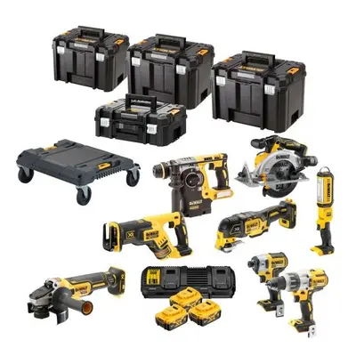 DeWALT DCK853P4T 18V 4x5.0 Ah XR akkumulátoros kombinált szerszámkészlet