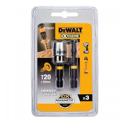 Torziós bitek 2xT20 50mm mágneses tartó DeWALT DT70537T