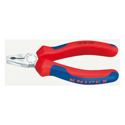 Kis kombinált fogó 110 mm KNIPEX 08 05 110 - krómozott, többkomponensű hüvelyek