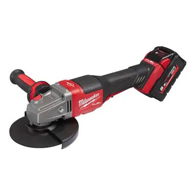 Akkus szögcsiszoló 125 mm Milwaukee M18 FHSAG125XPDB-552X billenőkapcsolóval, 2x Aku (18 V, 5,5 