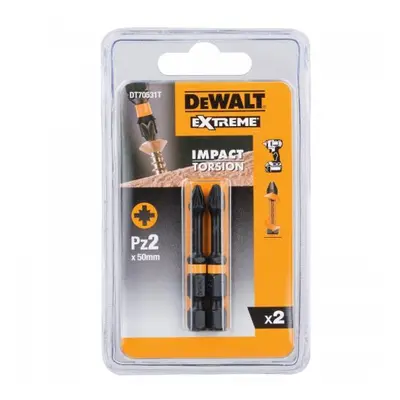 Torziós bit készlet Pz2x50mm 2db DeWALT DT70531T DT70531T