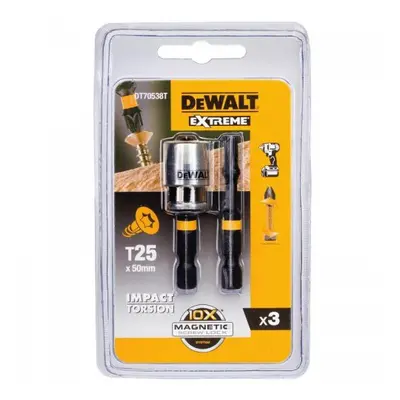 Torziós bitek 2xT25 50mm mágneses tartó DeWALT DT70538T