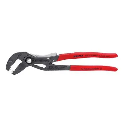 Tömlőfogó fogó KNIPEX 85 51 250 AF, 250 mm - reteszelhető, csúszásmentes fogantyú, tintaszürke f