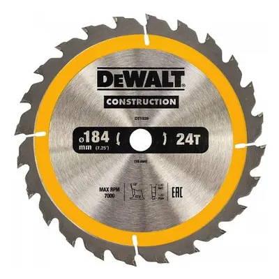 Fűrészlap 184x16mm 24z DeWALT DT1939 DeWALT DT1939