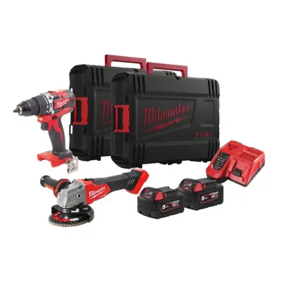 Milwaukee M18FPP2BG-502X akkumulátoros szerszámkészlet, 4933492522