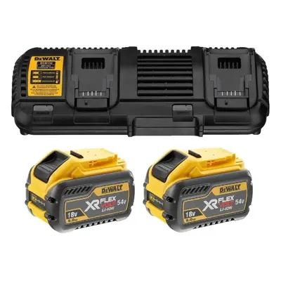 DCB132X2 - Dupla töltő 2x 18V 9.0 Ah DeWALT FLEXVOLT DeWALT FLEXVOLT