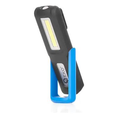 Műhelylámpa 3W+3W LED COB 1200mAh tartóval és mágnessel (48)