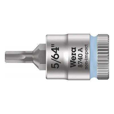 Wera 003380 Zyklop 1/4" 6-sarkos 5/64" típusú 8740 A hüvelykes betét 8740 A - inch