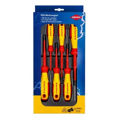 Villanyszerelő csavarhúzó PH/S-PZ/S-SL VDE Knipex 00 20 12 V05 (6 darabos készlet)