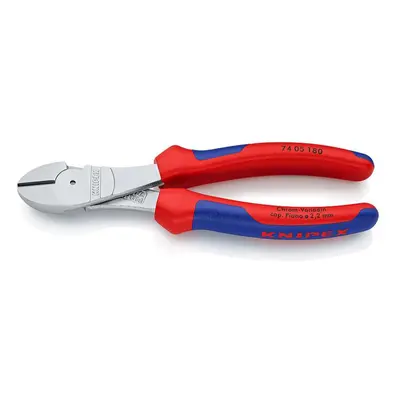 Elektromos oldalvágó 180 mm KNIPEX 74 05 180 - krómozott, többkomponensű hüvelyek