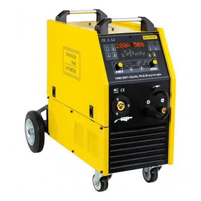 MIG hegesztő inverter | MIG 281 Dual Pulse Synergy | 280A/60% | égő 24/3m + kábelek