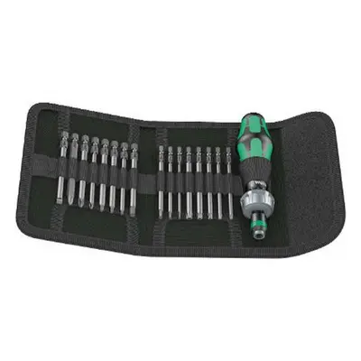 Wera 051041 Kraftform Kompakt 60 RA Imperial Tough Bits 816 RA tartóval (17 darabos készlet)