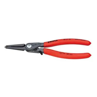 KNIPEX 48 31 J2 precíziós fogó rögzítőgyűrűkhöz, 180 mm - szürke foszfátozott, csúszásmentes műa