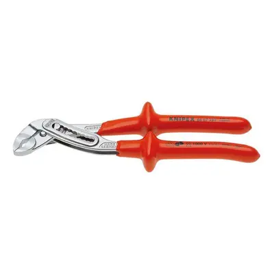 Alligátor vízvezeték fogó 250 mm - 1000V. KNIPEX 88 07 250 - krómozott, VDE - szigetelés fürdőká