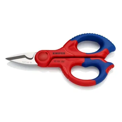 Kombinált villanyszerelő olló 155 mm KNIPEX 95 05 155 SB - krómozott, többkomponensű hüvelyek