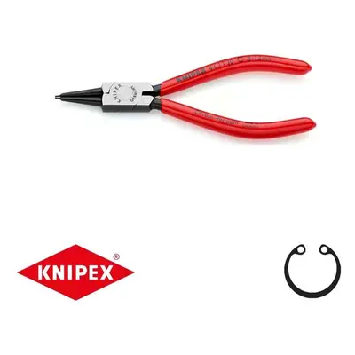 Körkörös fogó 140 mm, belső egyenes. Knipex - 44 11 J0 - DIN 5265 C. Polírozott, műanyag bevonat