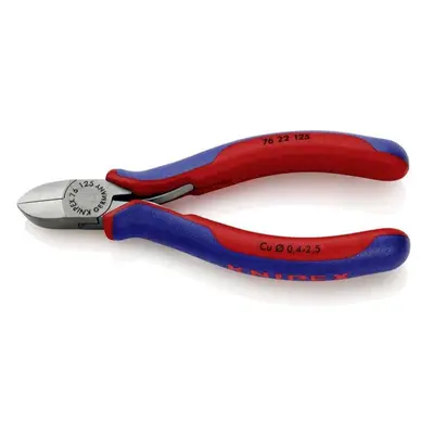 Oldalvágók elektromechanikához 125 mm KNIPEX 76 22 125 - polírozott fej, többkomponensű hüvelyek