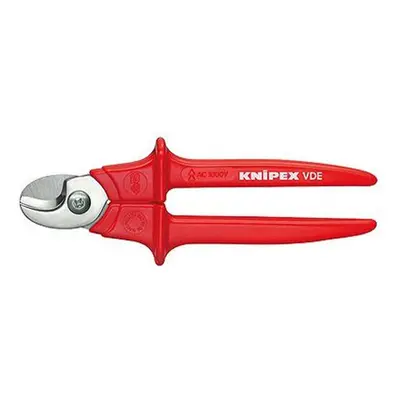 Kábelolló 260 mm KNIPEX 95 06 260 - 1000V. Krómozott, többkomponensű VDE hüvelyek