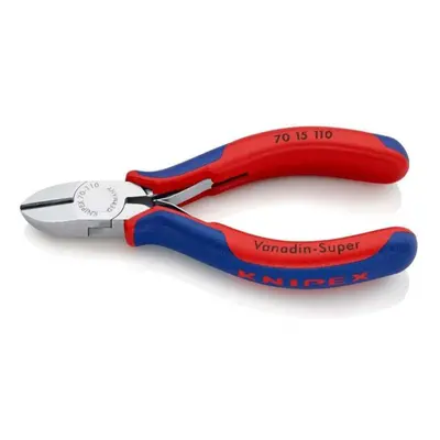 Oldalvágó fogó 110 mm Knipex 70 15 110 - krómozott, kétkomponensű hüvelyek